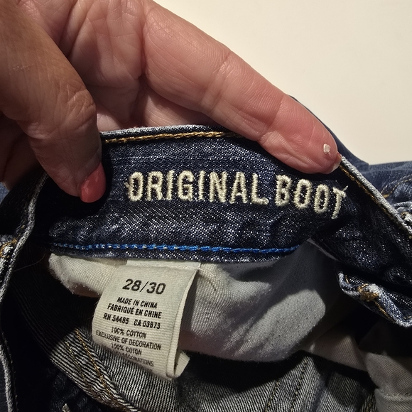 American Eagle Outfitters Dark Blue Denim Jeans - Picture 6 of 8